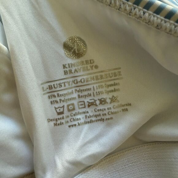 Kindred Bravely Ruffle Wrap Maternity & Nursing One Piece Swimsuit - Picture 8 of 9